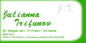 julianna trifunov business card